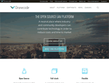 Tablet Screenshot of dronecode.org